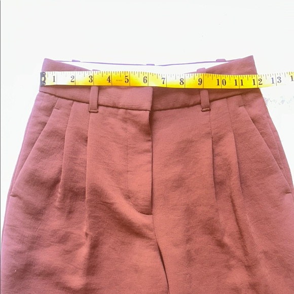 Wilfred Espresso Wide Leg Pants Red Brown - Picture 3 of 10